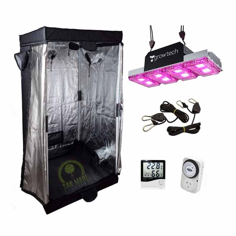 Kit Indoor Bellavita LITE 100x100 + Growtech 400w + Accesorios